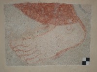 Malereidetail, perspektivische Fußdarstellung, Foto© Sven Trommer 2009