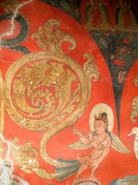 Malereideteil mit mythologischer Figur, Foto© Sven Trommer 2007